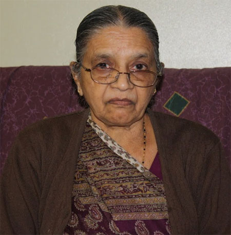 Dahiben Prabhudas Patel of Vishrampura Petlad