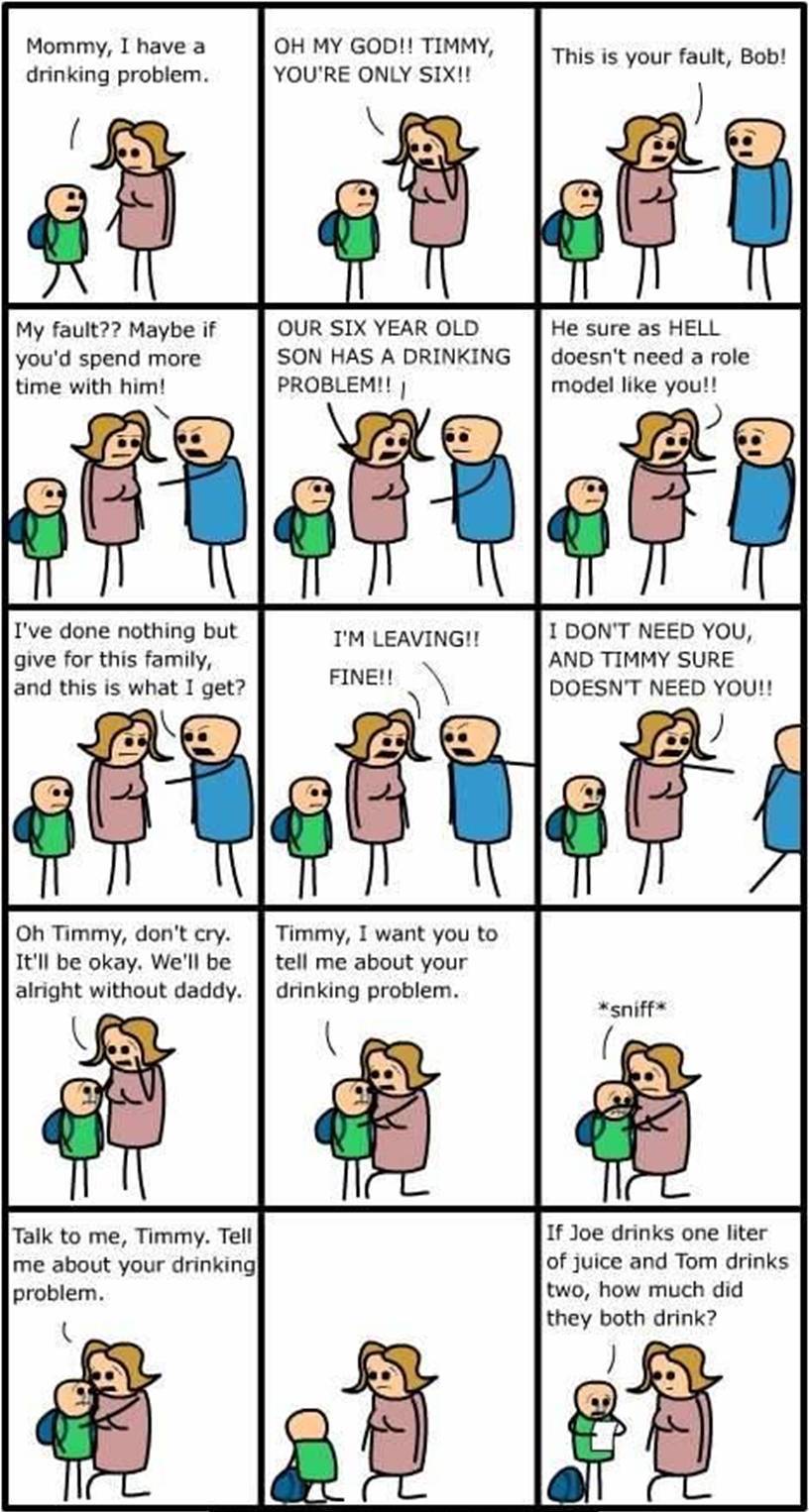 Drinking Problem Funny Comics
