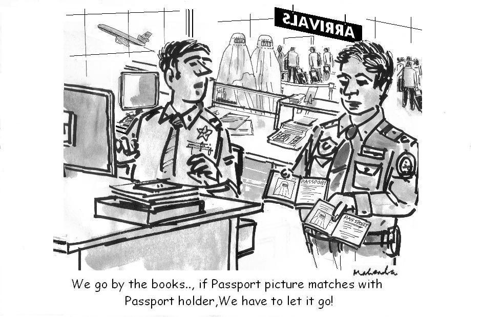 Cartoon of the Week: Passport-Pictures By Mahendra Shah
