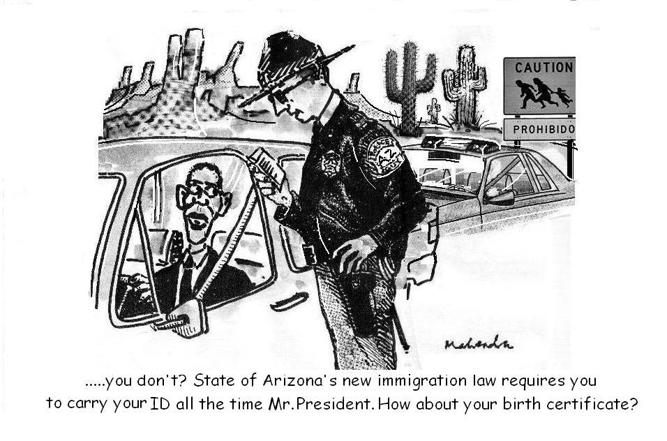 Cartoon of the Week: Arizonas New Immigration Law