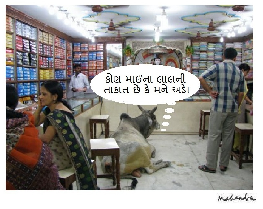 Cartoon of the Week: Cow In A Store