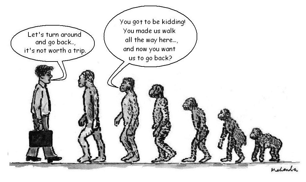 Cartoon of the Week: Darwins Devolution Theory