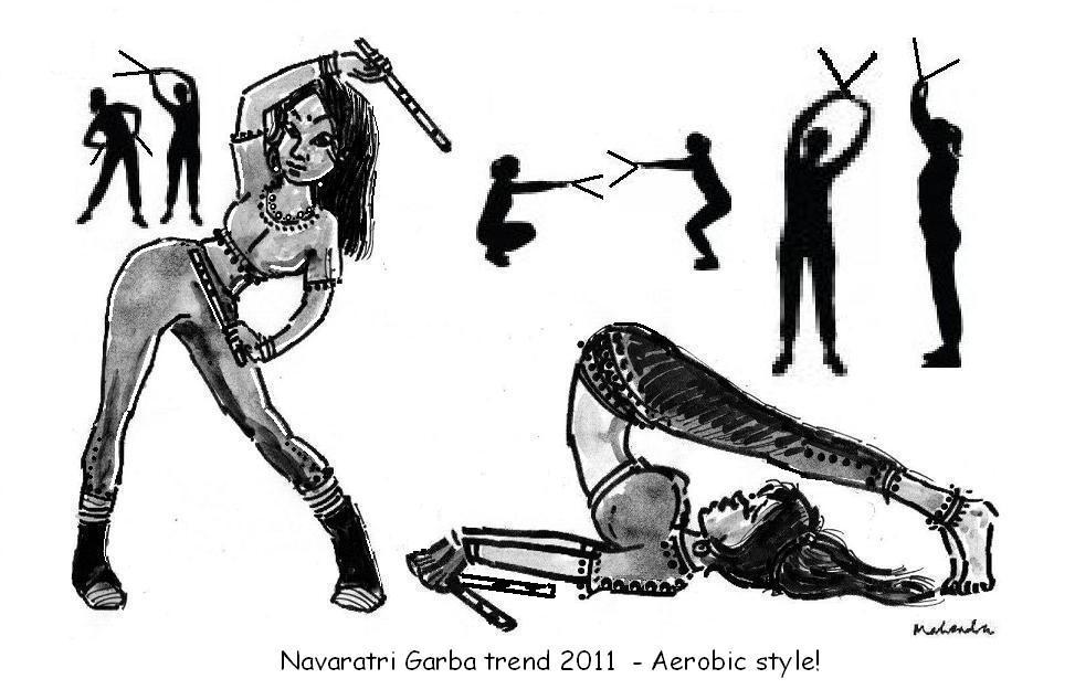Cartoon of the Week: Navratri Garba Trend 2011