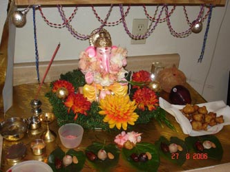 Ganesh Sthapana, Pithi, Grah Shanti, Varadh and Hast Melap