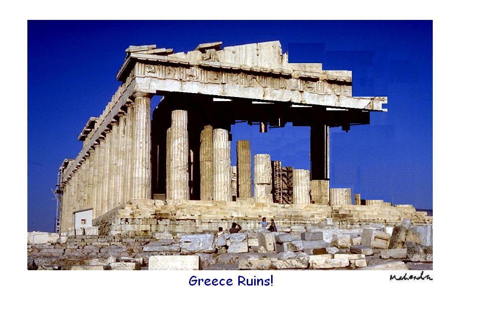 Cartoon of the Week: Greece-Ruins By Mahendra Shah