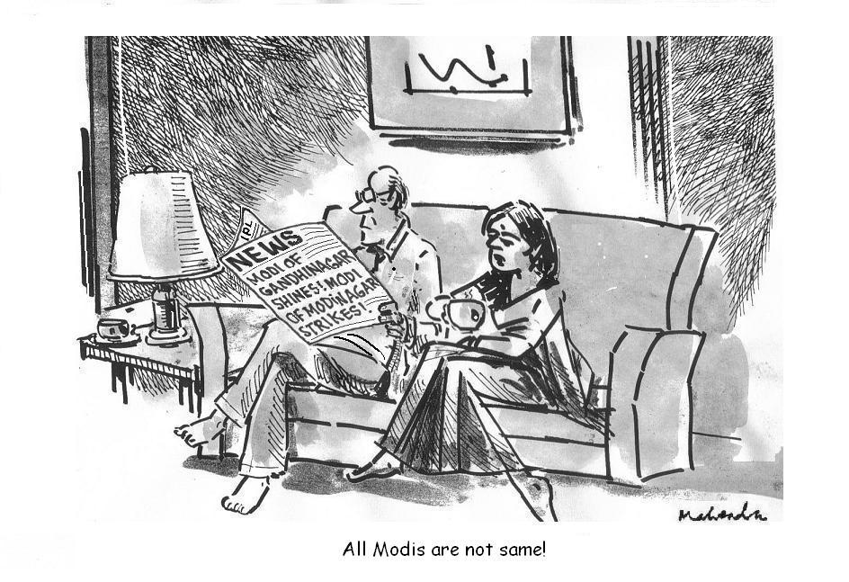 Cartoon of the Week: Modis-Eng By Mahendra Shah